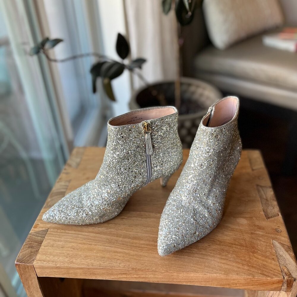 Kate Spade Glitter Booties